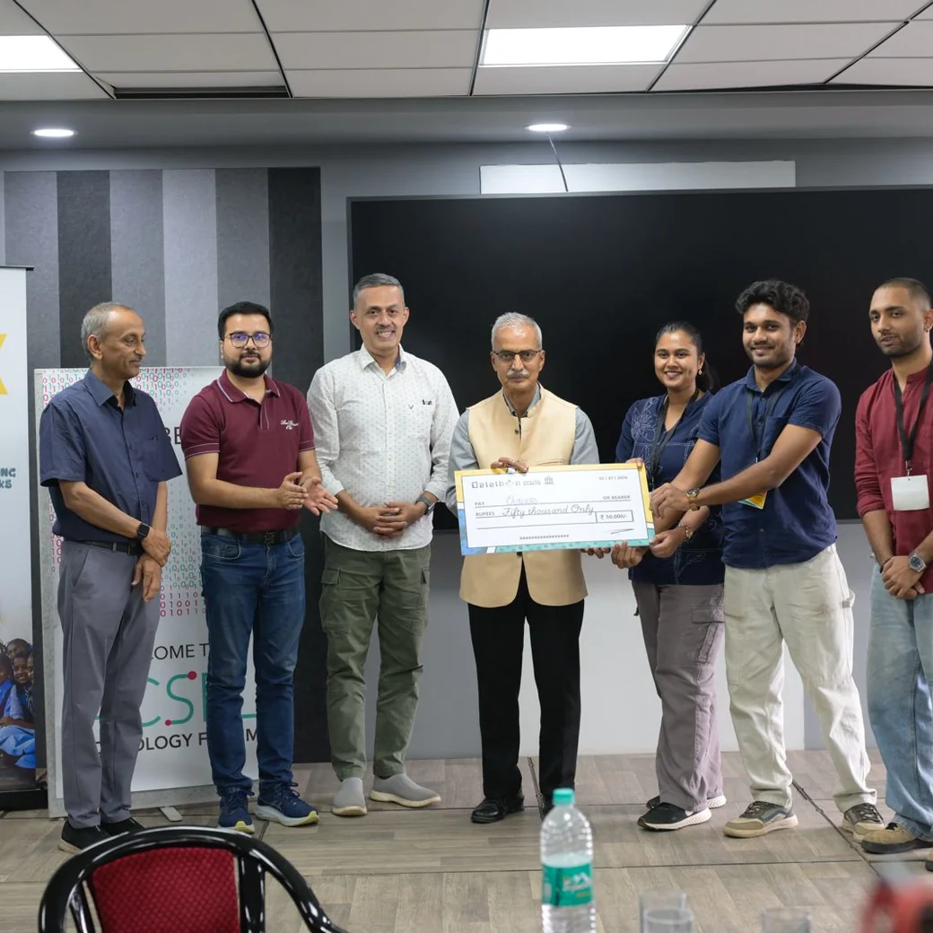 1st Place Award Ceremony — Karnataka Education Datathon 2026